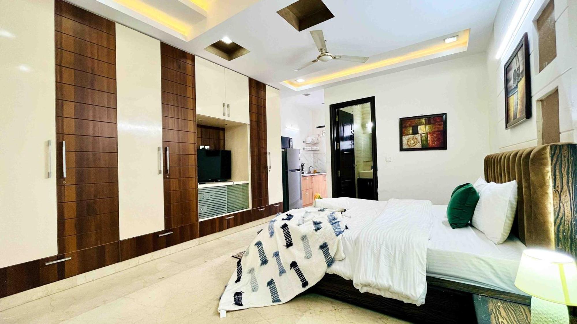 Olive Service Apartments - Greater Kailash Neu-Delhi Zimmer foto