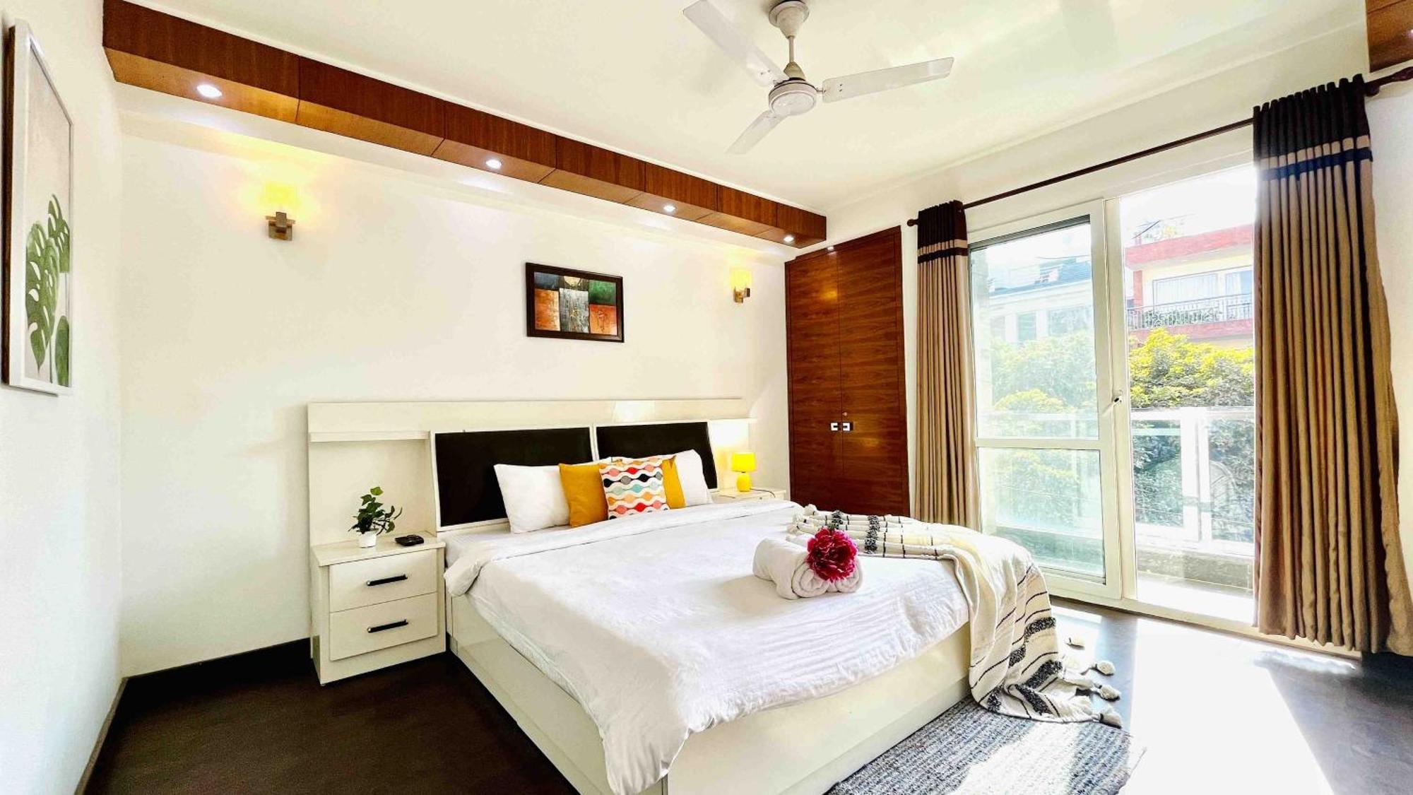 Olive Service Apartments - Greater Kailash Neu-Delhi Zimmer foto