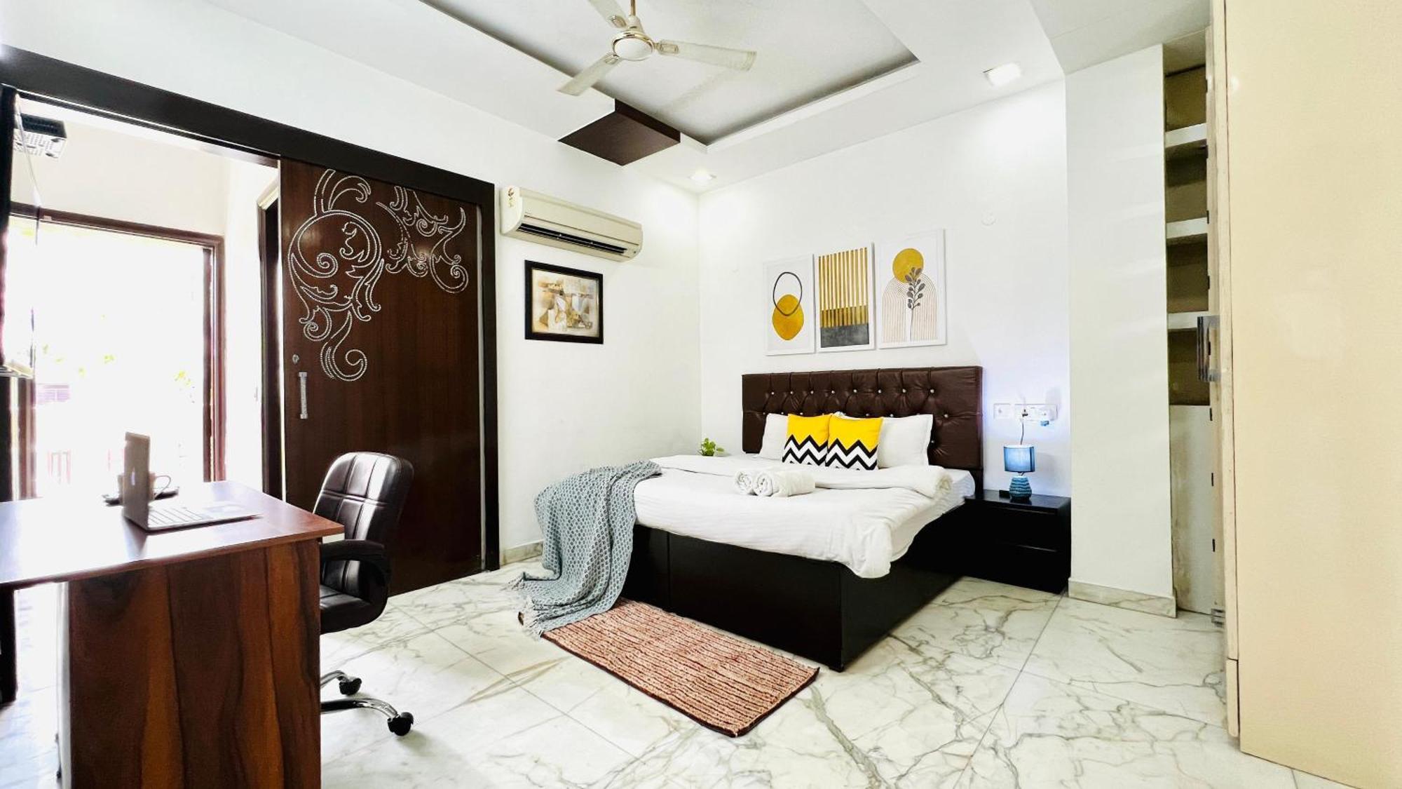 Olive Service Apartments - Greater Kailash Neu-Delhi Zimmer foto