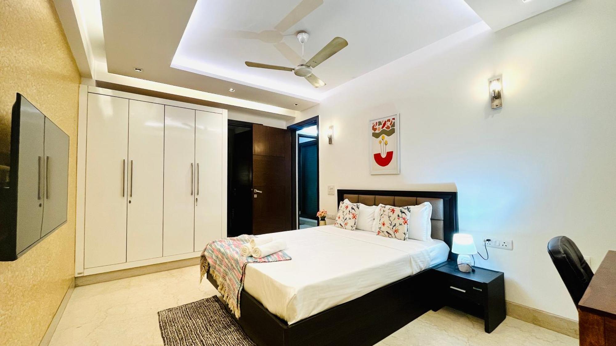 Olive Service Apartments - Greater Kailash Neu-Delhi Zimmer foto